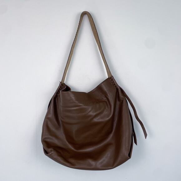 NWT Callen Cordero Stella Rolex Shoulder Bag Brown Premium w/ Brass Art - Picture 5 of 9